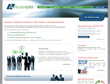 Tablet Screenshot of actioncfo.com
